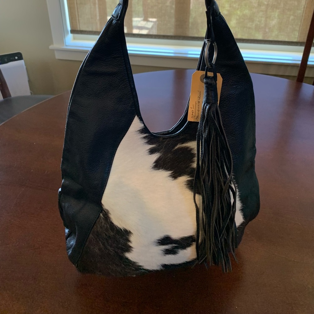 Cowhide Handbag from Africa